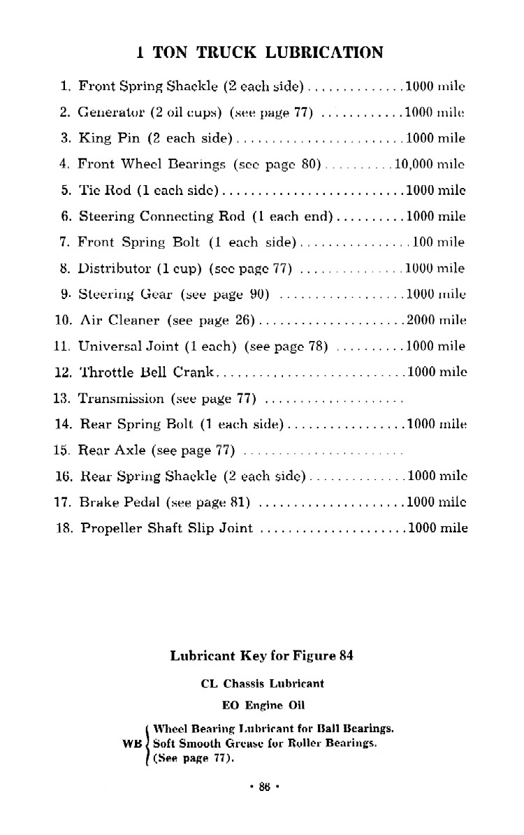 1952 Chevrolet Trucks Operators Manual Page 63
